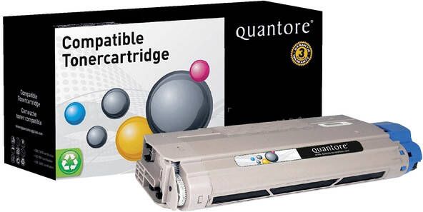 Quantore Toner alternatief tbv Oki 44318608 zwart - Foto 2