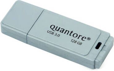 Quantore USB stick 3.0 128GB zilver