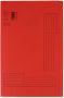 Quantore Vouwmap Folio ongelijke zijde 230gr rood - Thumbnail 2