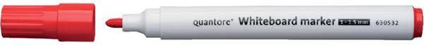 Quantore Whiteboardstift rond 1-1.5mm rood