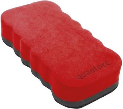 Quantore Whiteboardwisser magnetisch rood
