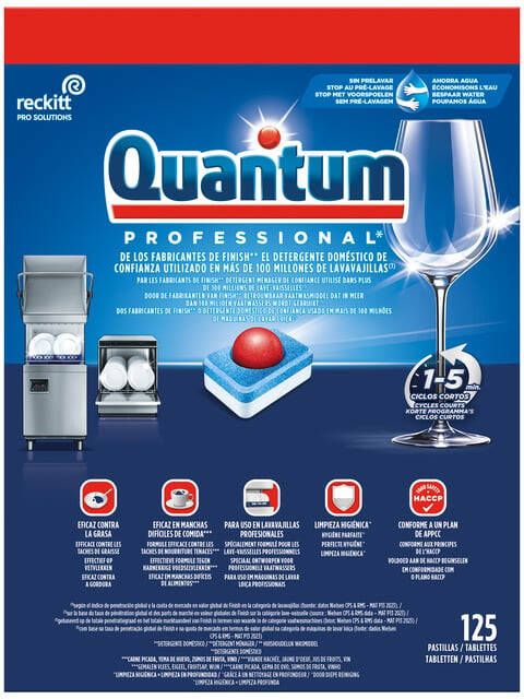 Quantum Professional Vaatwastabletten Quantum Pro All-in-one 125 stuks