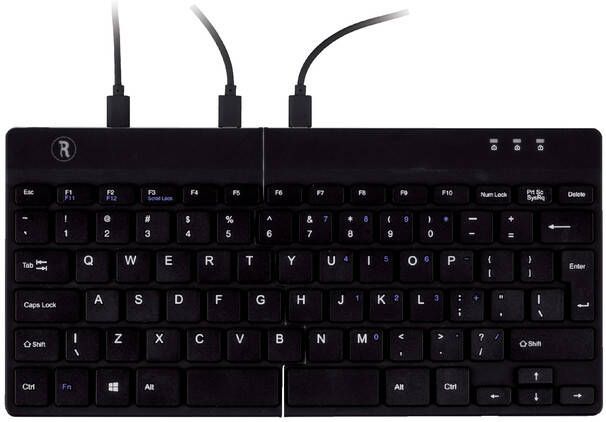 R-Go Tools Ergonomisch toetsenbord Split Qwerty zwart