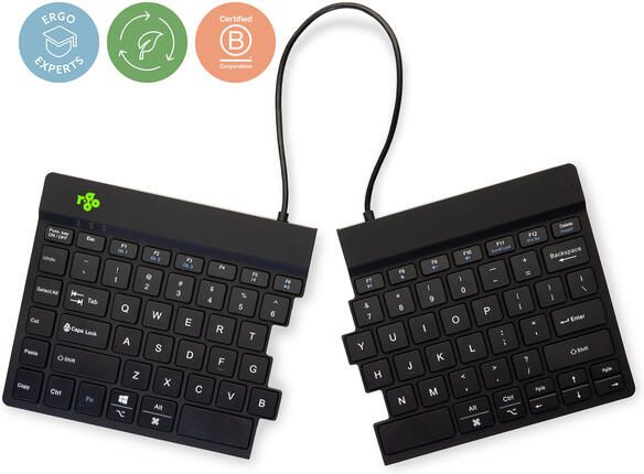R-Go tools R-Go Split Break ergonomisch Bluetooth toetsenbord qwerty zwart