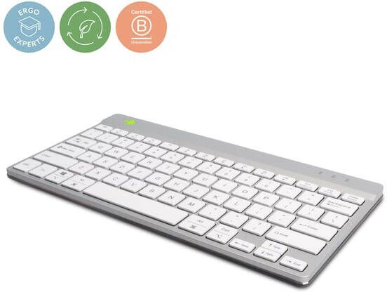 R-Go Tools Toetsenbord R-Go Ergonomisch Compact Break draadloos QWERTY wit