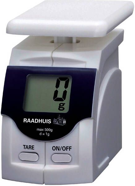 Raadhuis Briefweger basic tot 500gram kunststof wit