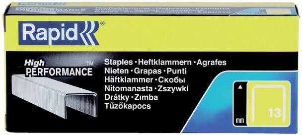 Rapid nietjes 13 8 gegalvaniseerd doos van 5.000 nietjes - Foto 2