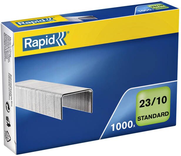 Rapid Nieten 23 10 gegalvaniseerd standaard 1000 stuks - Foto 1