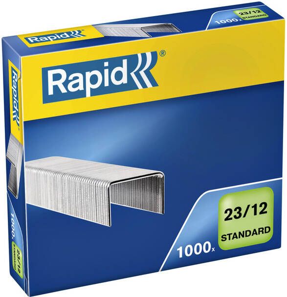 Rapid Nieten 23 12 gegalvaniseerd standaard 1000 stuks