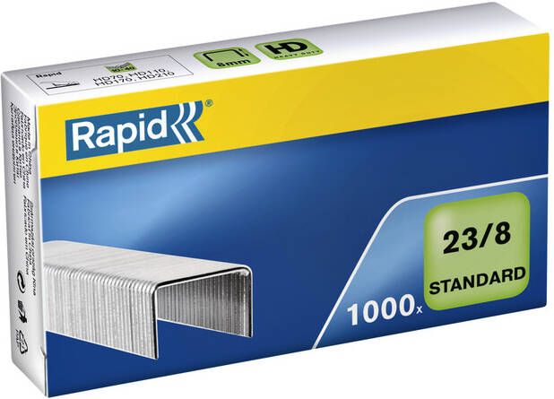 Rapid Nieten 23 8 gegalvaniseerd standaard 1000 stuks