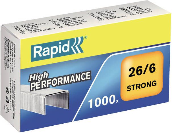 Rapid Nieten 26 6 gegalvaniseerd strong 1000 stuks