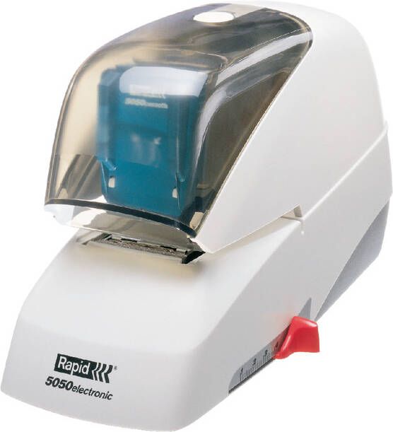 Rapid Nietmachine Classic contactloos elektrisch R5050e 50 vel wit zwart