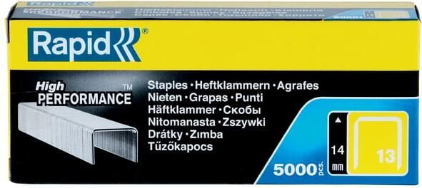 Rapid nietjes 13 14 gegalvaniseerd doos van 5.000 nietjes - Foto 2