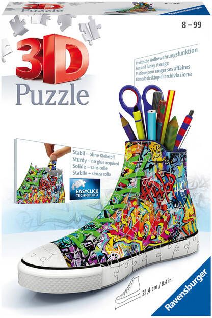 Ravensburger 3D puzzel Sneaker Graffiti Style 54 stuks