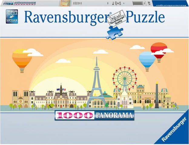 Ravensburger Puzzel Een dag in Parijs 1000 stukjes