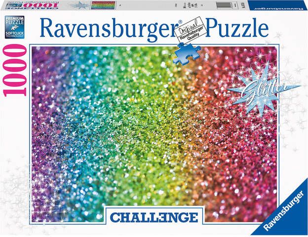 Ravensburger Puzzel Glitter challenge 1000 stukjes