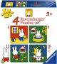 Ravensburger Puzzel Nijntje 4x puzzels 6+9+12+16 stuks - Thumbnail 3