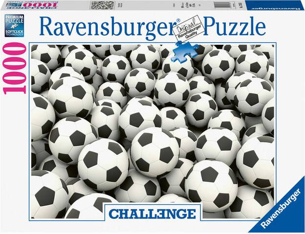 Ravensburger Puzzel Voetballen challenge 1000 stukjes