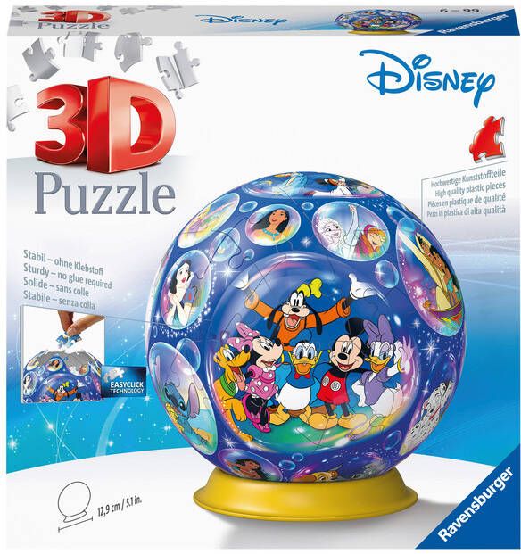 Ravensburger Puzzelbol Disney 3D 72 stukjes