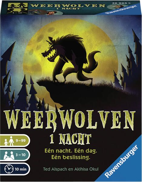 Ravensburger Kaartspel Weerwolven 1 nacht