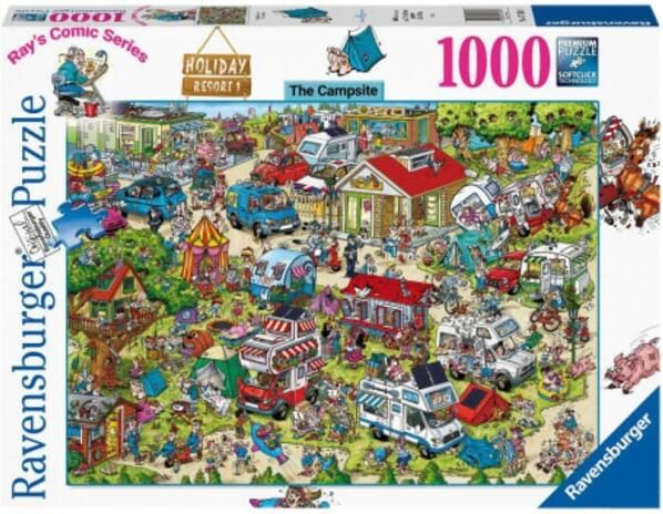Ravensburger Puzzel Ray Comics Holiday resort 1 The campsite 1000 stukjes