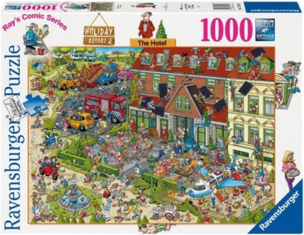 Ravensburger Puzzel Ray Comics Holiday resort 2 The hotel 1000 stukjes