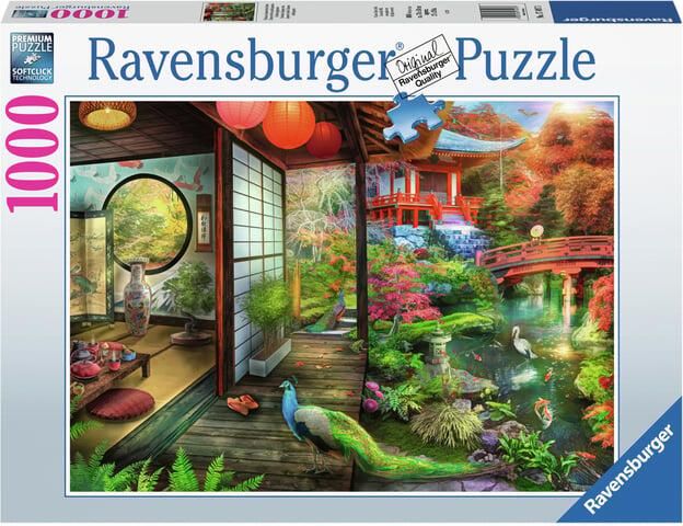 Ravensburger Puzzel Theehuis Japanse tuin 1000 stukjes