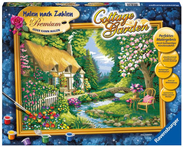 Ravensburger Schilderen op nummer Cottage Garden