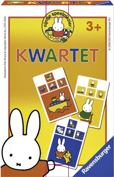 Ravensburger Spel Nijntje ontdekt de wereld kwartet