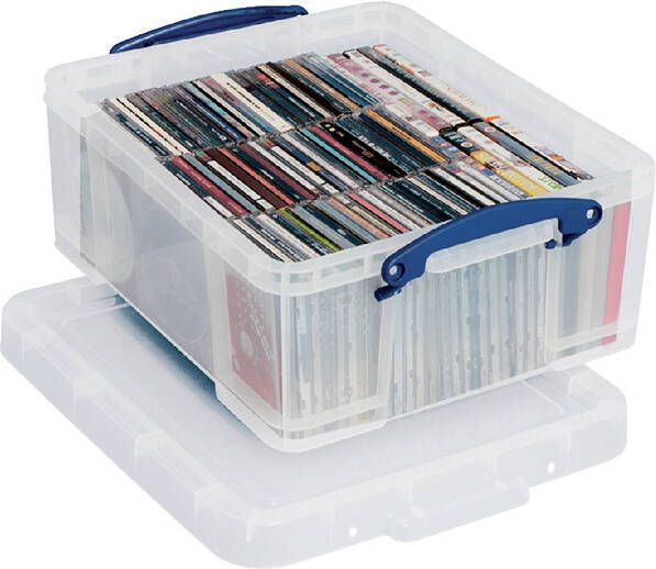 Really Useful Boxes van stevig kunststof | VindiQ Really Useful Box opbergdoos 18 liter transparant