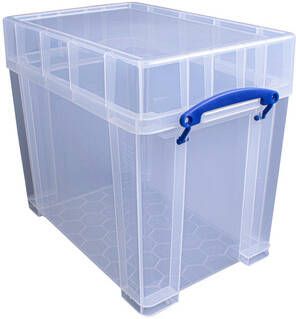 Really Useful Boxes van stevig kunststof | VindiQ Really Useful Box opbergdoos 19 liter XL transparant