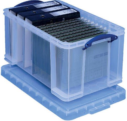 Really Useful Boxes van stevig kunststof | VindiQ Really Useful Box opbergdoos 48 liter transparant