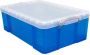 Really Useful Opbergbox 50 liter 710x440x230 mm transparant blauw - Thumbnail 2