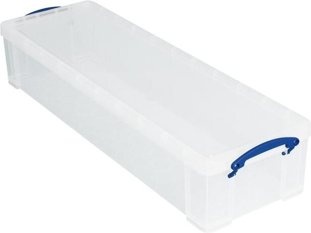 Really Useful Boxes van stevig kunststof | VindiQ Really Useful Box opbergdoos 22 liter transparant - Foto 2