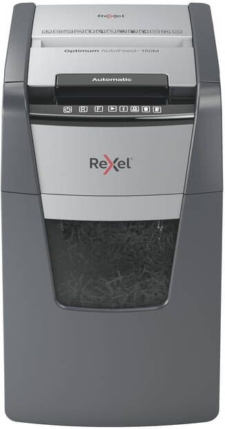 Rexel Papiervernietiger Optimum Auto+ 150M P5 snippers 2x15mm