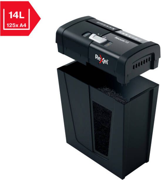 Rexel Papiervernietiger Secure X8 P4 snippers 4x40mm - Foto 4