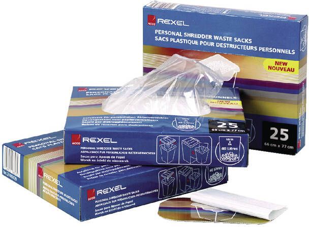 Rexel opvangzakken voor papiervernietigers 115 l pak van 100 zakken - Foto 2