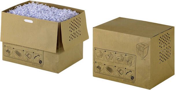 Rexel recycleerbare opvangzakken voor papiervernietiger 40 l voor Auto+250 en 300X M pak van 20 zakken