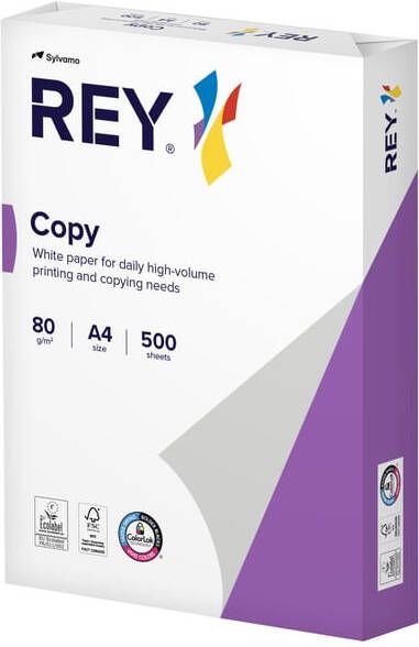 Rey Copy printpapier ft A4 80 g pak van 500 vel