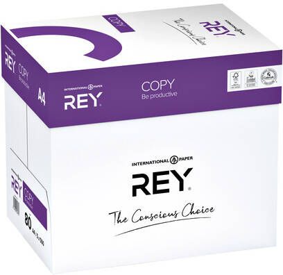 Rey Copy printpapier ft A4 80 g pak van 500 vel