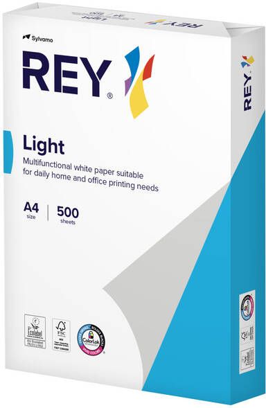 Rey Kopieerpapier Office Light A4 75gr wit 500 vel