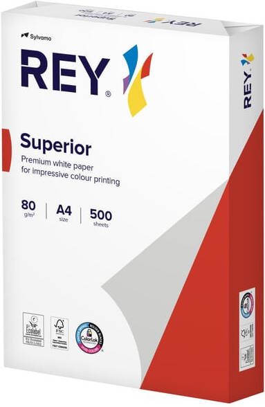 Rey Superior Document printpapier ft A4 80 g pak van 500 vel