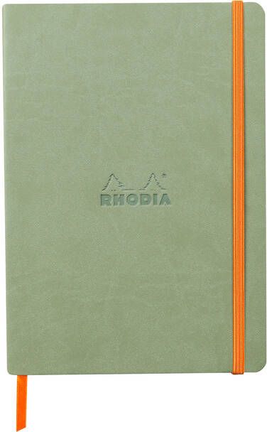 Rhodia Notitieboek A5 lijn 80 vel 90gr celadon