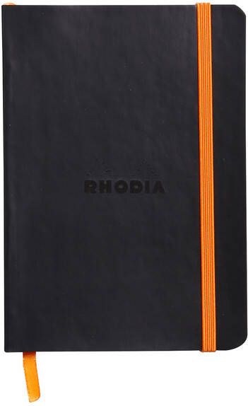 Rhodia Notitieboek A6 lijn 72 vel 90gr zwart