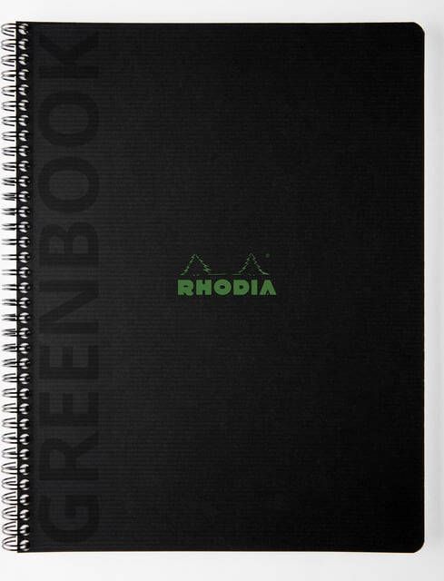 Rhodia Notitieboek Greenbook recycled A4+ lijn 160 pagina's 90gr sc