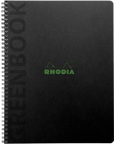 Rhodia Notitieboek Greenbook recycled A5+ lijn 160 pagina's 90gr sc