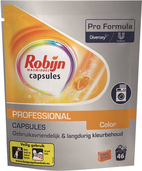 Robijn Wasmiddel Pro Formula capsules Color 46stuks
