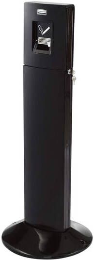 Rubbermaid Asbak Smokers'Station Metropolitan vrijstaand zwart - Foto 2