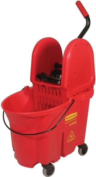 Rubbermaid Mopemmer Wavebrake met wringer 33L rood - Foto 2