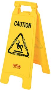 Rubbermaid Waarschuwingsbord wet floor caution 67x28x4cm geel